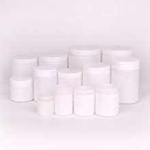 Wholesale matte white glass jar opaque coating storage jar 180ml 300ml 650ml